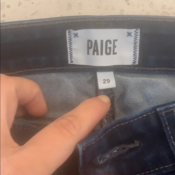 Dark blue Paige jeans - Picture 2 of 2